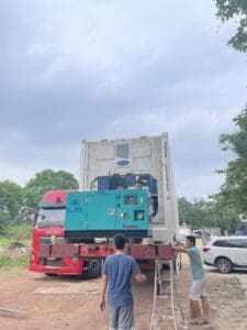 Máy phát điện backup hệ thống lạnh: Giải pháp bảo vệ kho lạnh 24/7