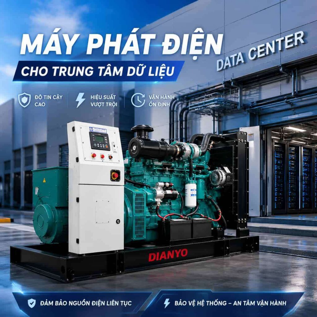 Top 4 Máy Phát Điện Cho Trung Tâm Dữ Liệu (Data Center) Bền Bỉ