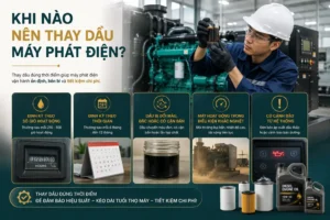 Hướng Dẫn Cách Thay Dầu Máy Phát Điện Chuẩn Kỹ Thuật