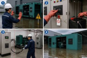 Cách Xử Lý Máy Phát Điện Ngập Nước An Toàn, Hiệu Quả Nhất