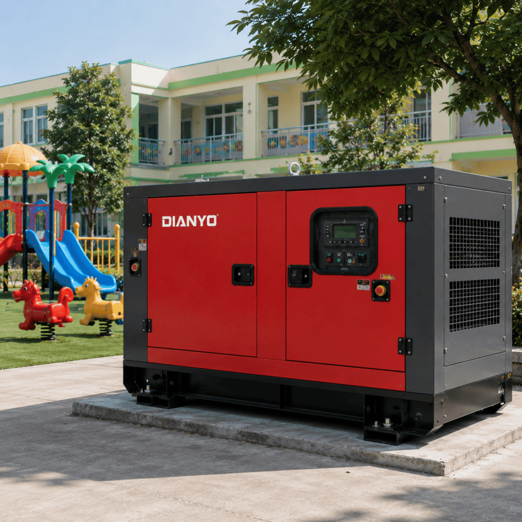 Máy Phát Điện Cho Trường Mầm Non: An Toàn, Chống Ồn