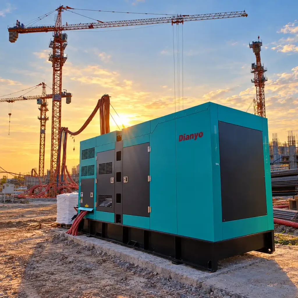 Máy phát điện Yuchai 500kVA DIANYO lắp đặt tại công trình Phú Quốc