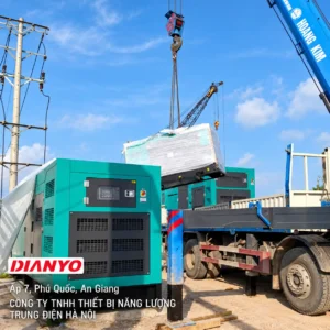 Máy phát điện Yuchai 500kVA thương hiệu DIANYO tại dự án Phú Quốc